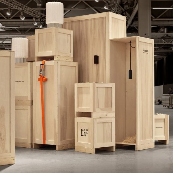 غرفه های نمایشگاه مبلمان استکهلم برای کاهش ضایعات طراحی شده است